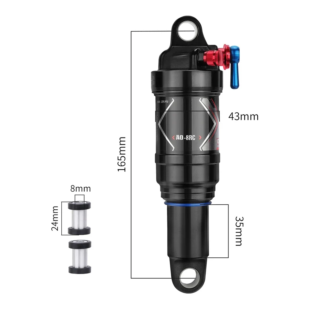 

Амортизатор подвески с амортизацией отскока для грубого проездного хода 200 мм, ход 210 мм 6061, алюминиевый сплав 7075, алюминиевый сплав