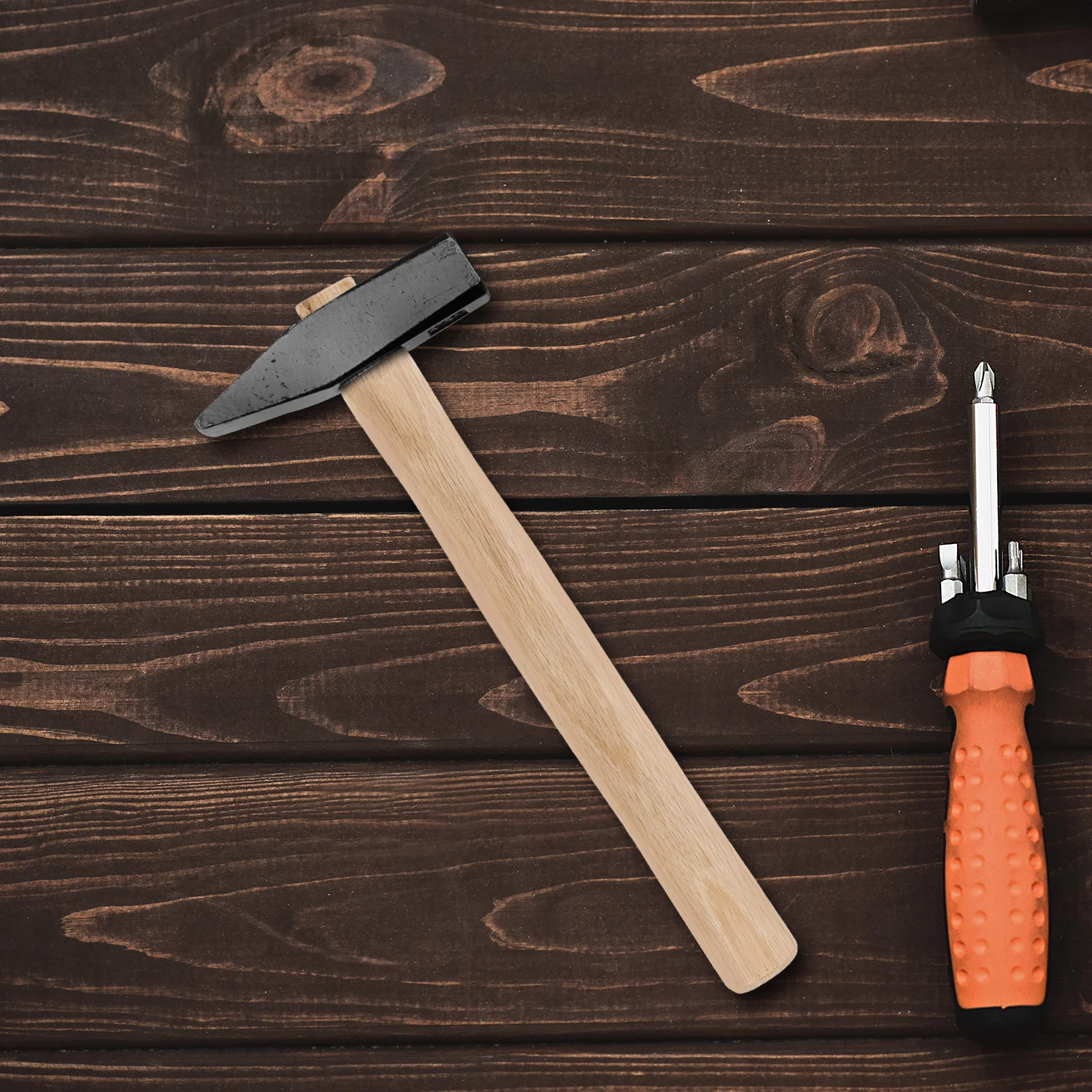 

Hammer Handle Wooden Replacement for Repair Ax Handles Camping Tools Durable Material Smooth Surface Easy Install Hardware