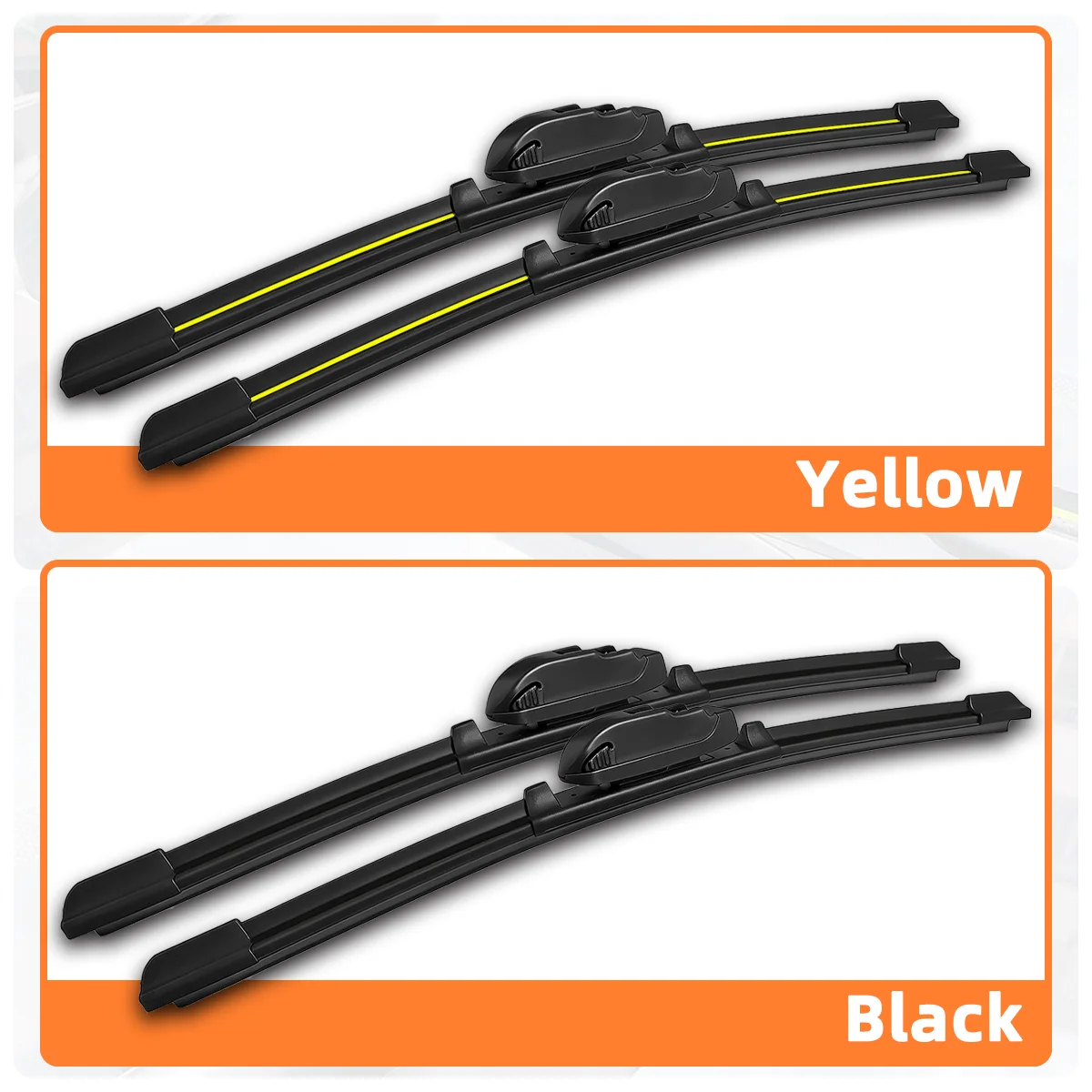 1PC Car Windshield Wipers Universal Multiple Interface Optional Universal Wiper Blade of Various Lengths for Auto Parts 24