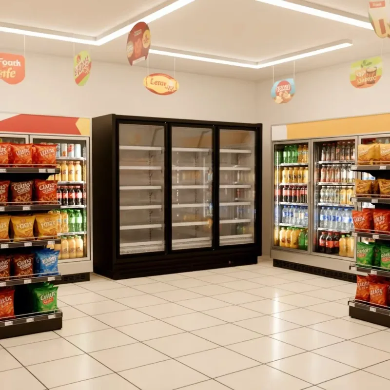 Customized Customized Energy Saving Glass Door Freezer Multideck Showcase Commercial Refrigerator for Supermarket and Convenience Store - Aliexpress Deal