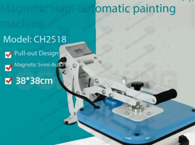 

Semi-automatic full pull heat press machine printing bag T-shirt puzzle pressing machine DTF film hot stamping machine