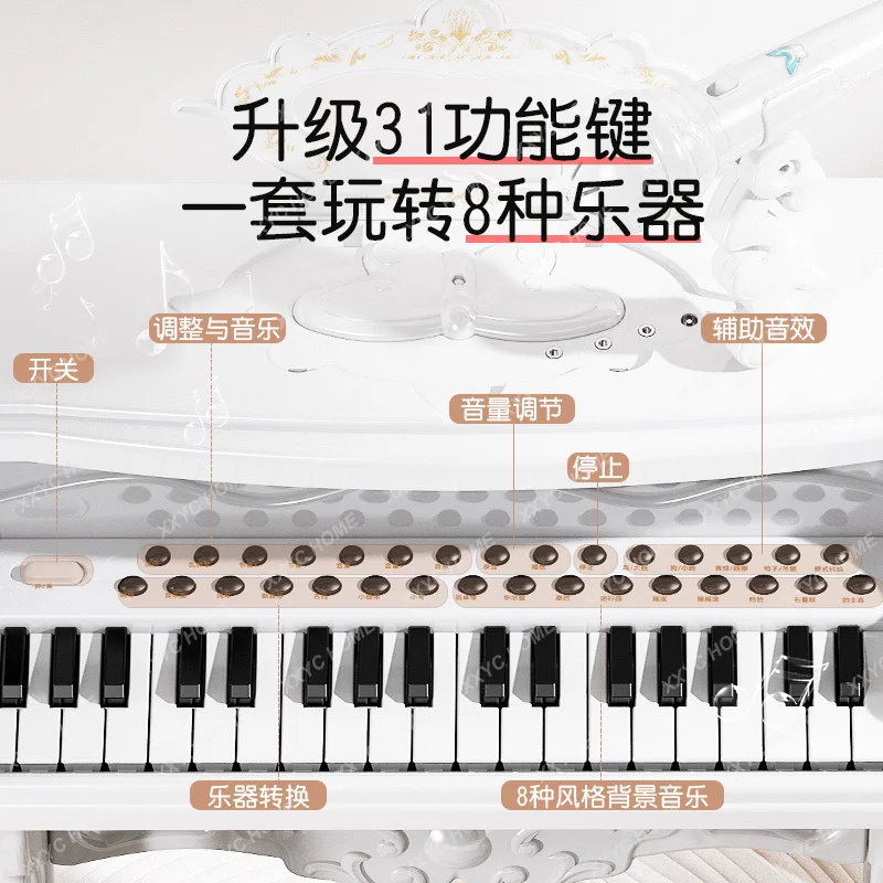 Children's Electronic Keyboard Beginner Home Piano Toys Keys