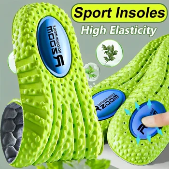남녀공용 실리콘 메모리 스폰지 탄성 스포츠 깔창, 정형 외과 깔창, 충격 흡수 에어 쿠션, 탈취제, 부드러운 신발 패드 