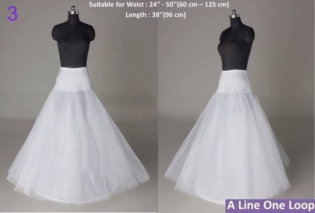 12 estilos de enagua nupcial, vestido de novia blanco, crinolina/resbalones/Debajo de la falda