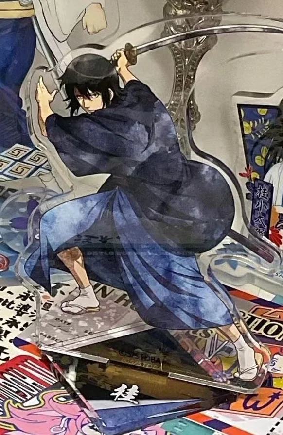Immagine 3: Katsura Kotarou Altalena Il Coltello Supporto Acrilico Gintama Anime Collezione di Merci Figura Scrivania Display Decorazione Ornamento Accessori