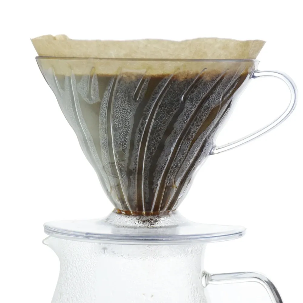 Reusable Coffee Dripper Resin Coffee Filter for Pour Over Barista Coffee Brewing Coffee Funnel Filter Cup1-2Cups/1-4Cups images - 6