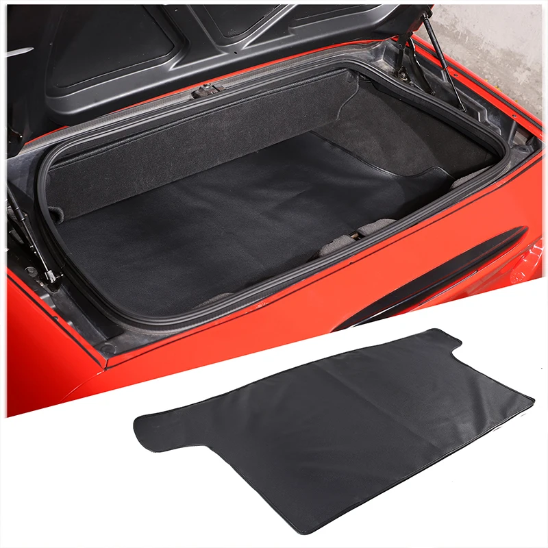 For Chevrolet Corvette C6 2005-2013 Trunk Mat DurAble PVC Floor Mats All Weather Pad Protection Carpet Modified Car Accessories