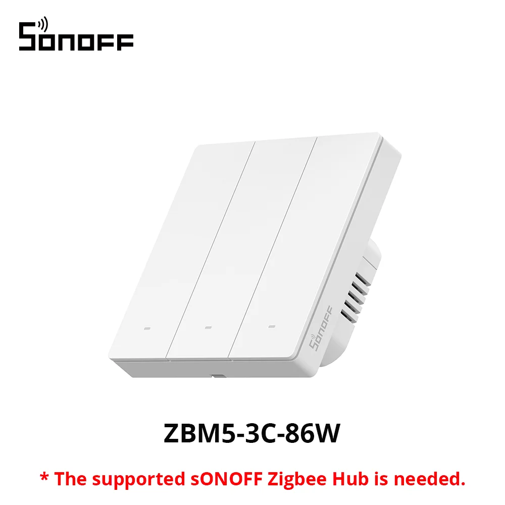 SONOFF ZBM5 80/86 Type Zigbee slimme wandschakelaar ondersteunt geen neutrale en neutrale draad los te maken relaismodus Werkt met Home Assistant