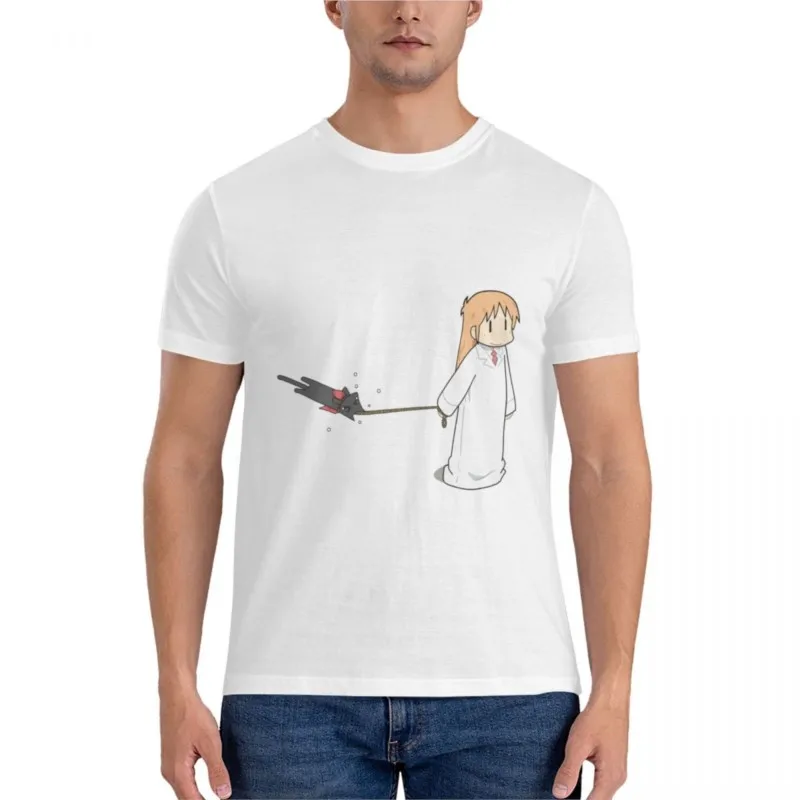 new cotton tshirt men Nichijou- Walking Sakamoto Classic T-Shirt boys white t shirts funny t shirts cute clothes