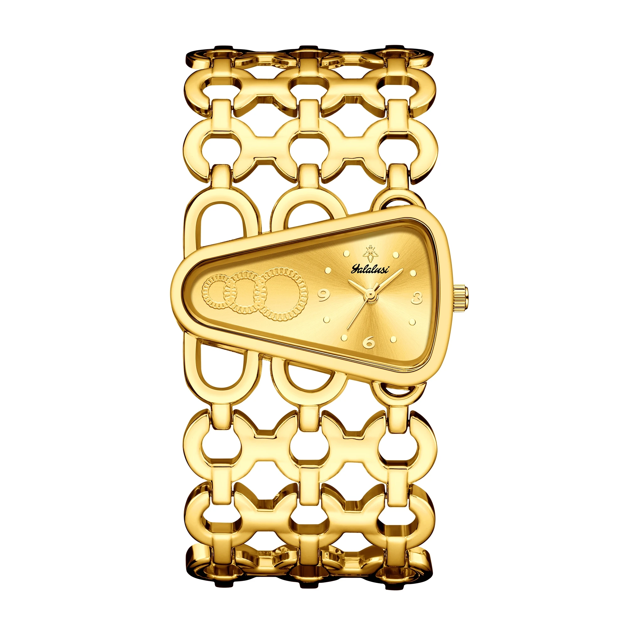 YaLaLuSi Women Triangle Gold W - Watch Triangle Luxury recension och pris