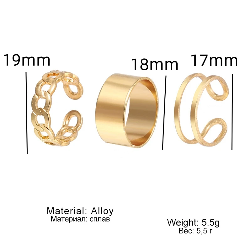 Hip Hop Cross Ring On Finger Chain Adjustable Jewelry Anneaux for Men Women Gothic Anillos Aesthetic Anel Trend Accessories Gift image 5