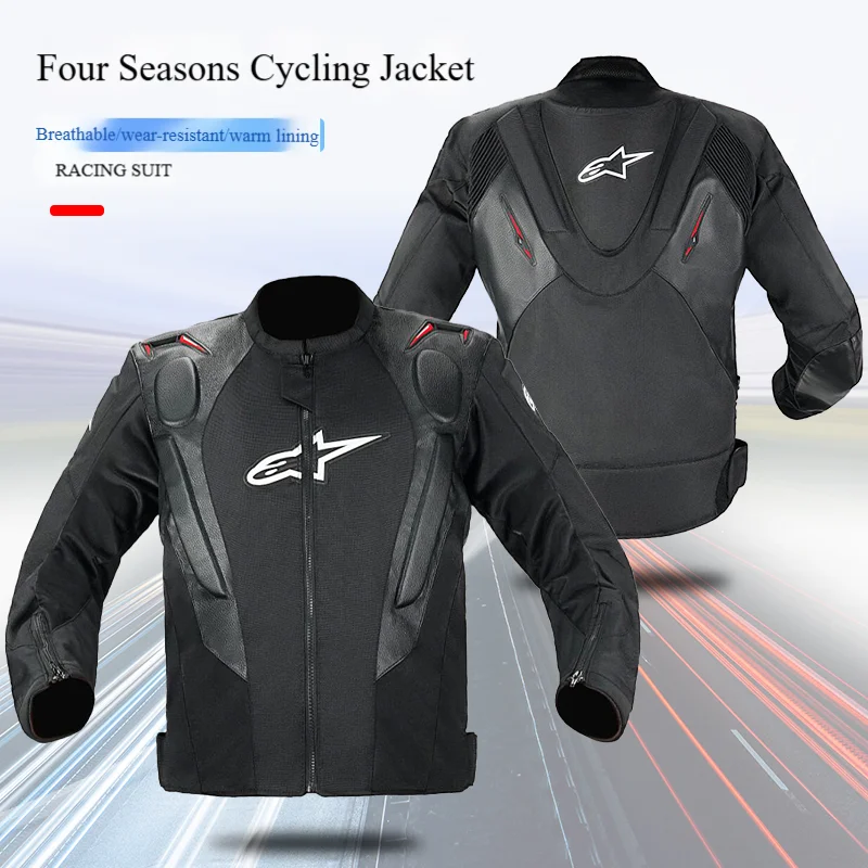 

Motorcycle Jacket the four seasons MeshBreathable Motorbike Jacket Men Women Level Motocross Jacket Riding Clothing