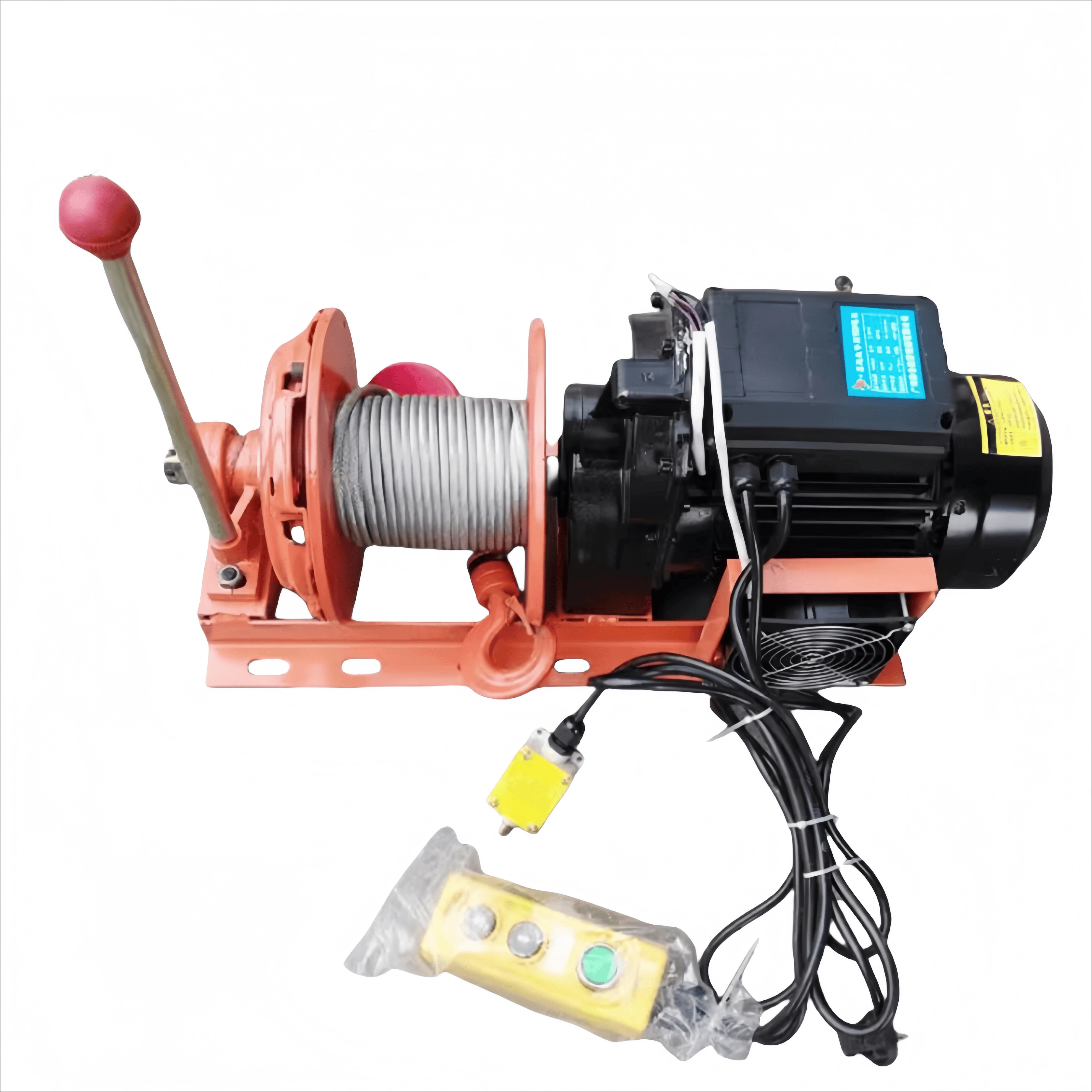 Multi - Function 400kg Mini Motor Wire Rope Electric Hoist/winch with Clutch