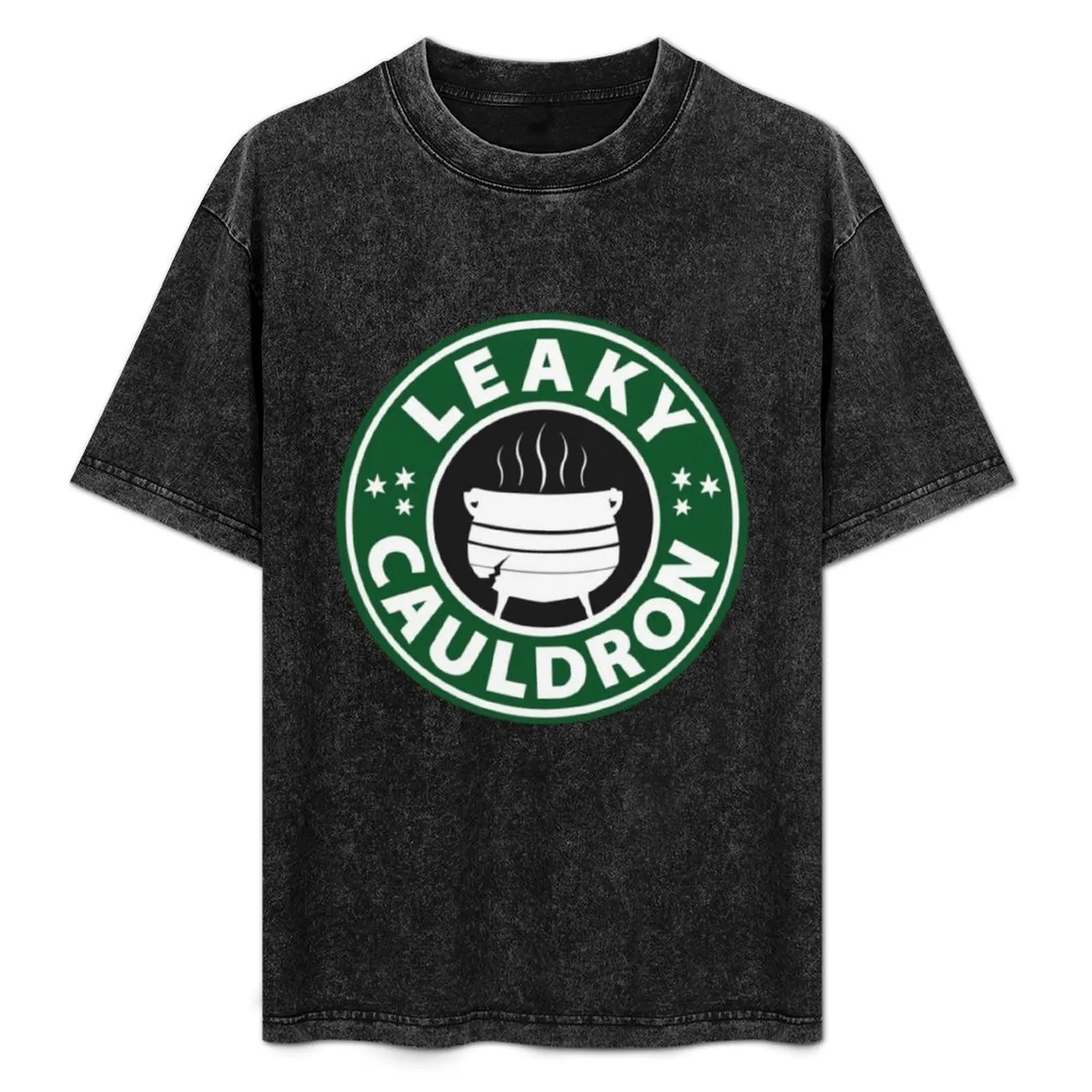 

Leaky Cauldron Green T-Shirt Mechanic Work Tee Shirt