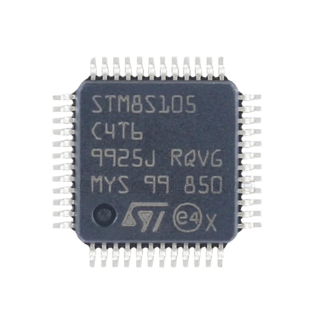 

Original genuine goods STM8S105C4T6 LQFP-48 16MHz/16KB Flash/8-bit Microcontroller MCU