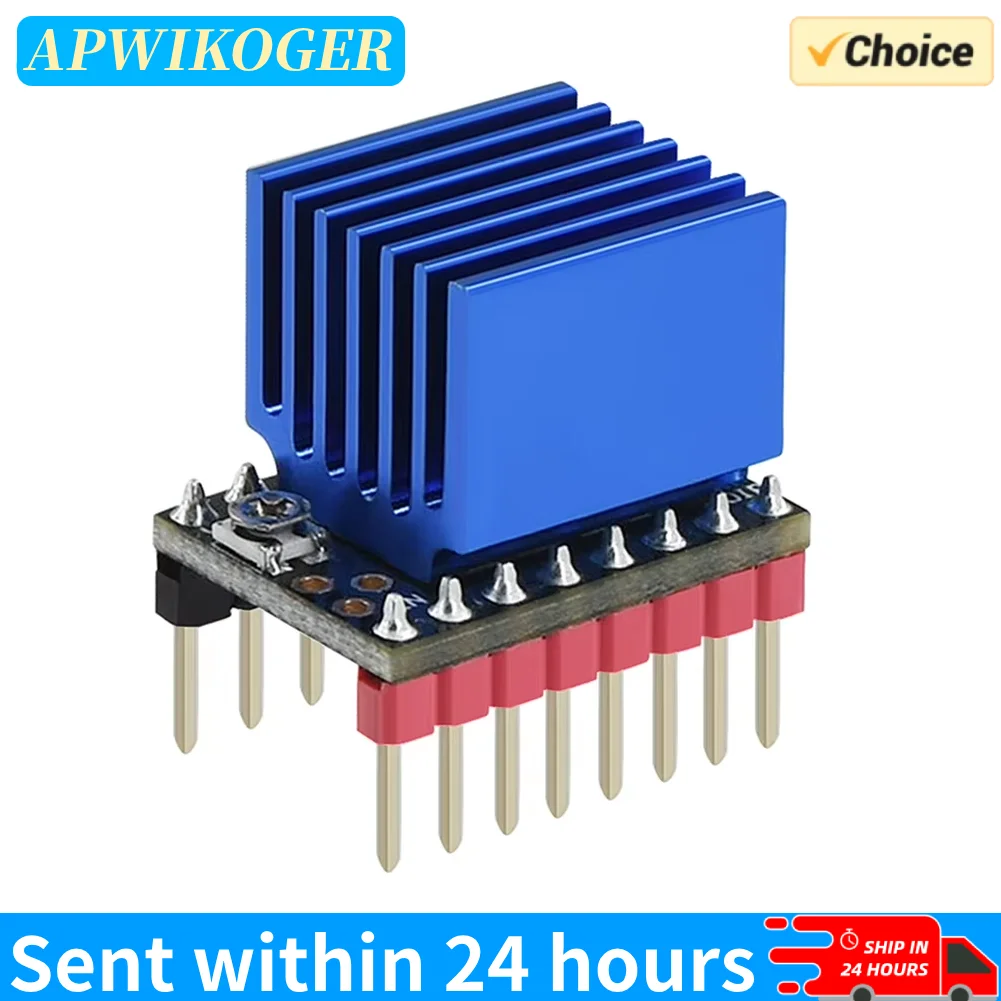 

Драйвер шагового двигателя TMC2209 V2.0, 2,5 А, пиковый бесшумный драйвер Stepstick, поддержка режима шага/дрова и Uart для 3D-принтера SKR V1.3/1.4