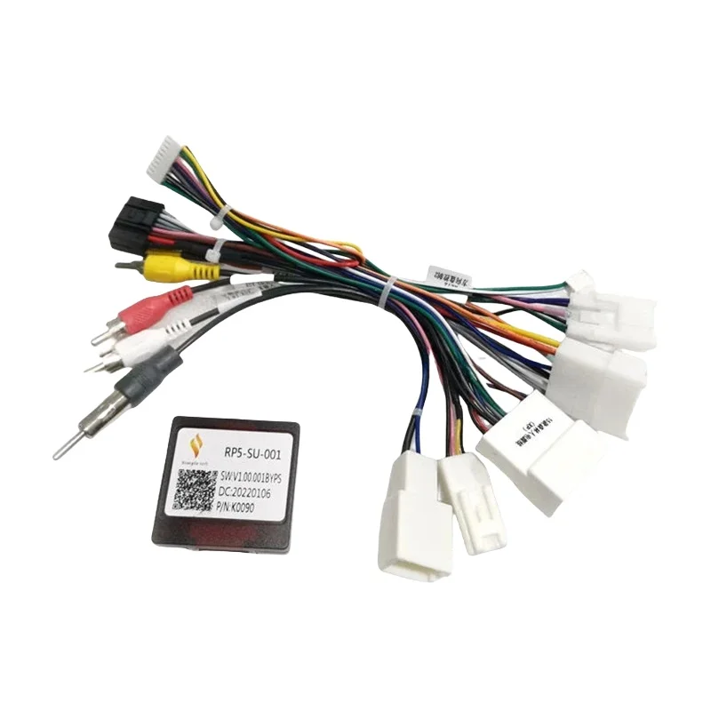 16Pin Car Wiring Harness Adapter with Canbus Box For Subaru Legacy / Outback / Forester / XV Crosstrek Harman Kardon Stereo