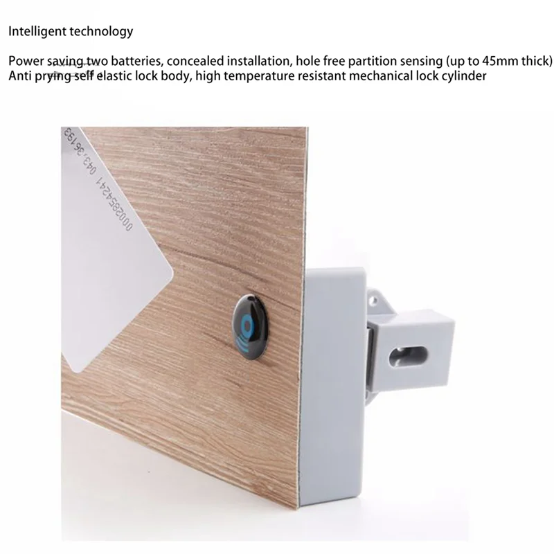 CJSD-5X Digital Cabinet Intelligent Electronic Locks Invisible Sensor EMID IC Card Drawer For Wardrobe Furniture Hardware B