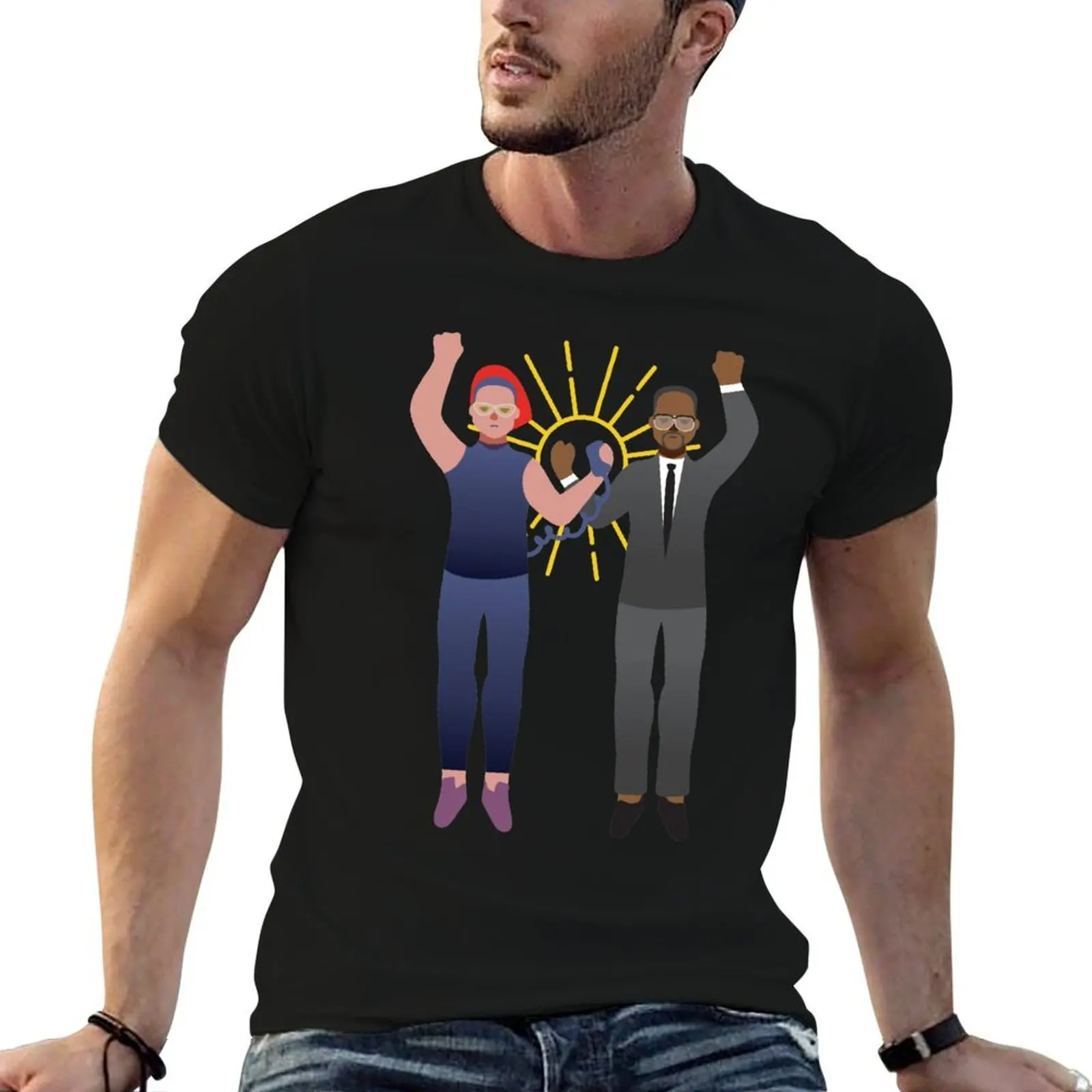 Yuri Kochiyama and Malcolm X T-Shirt Plus Size Everyday Tee Shirt
