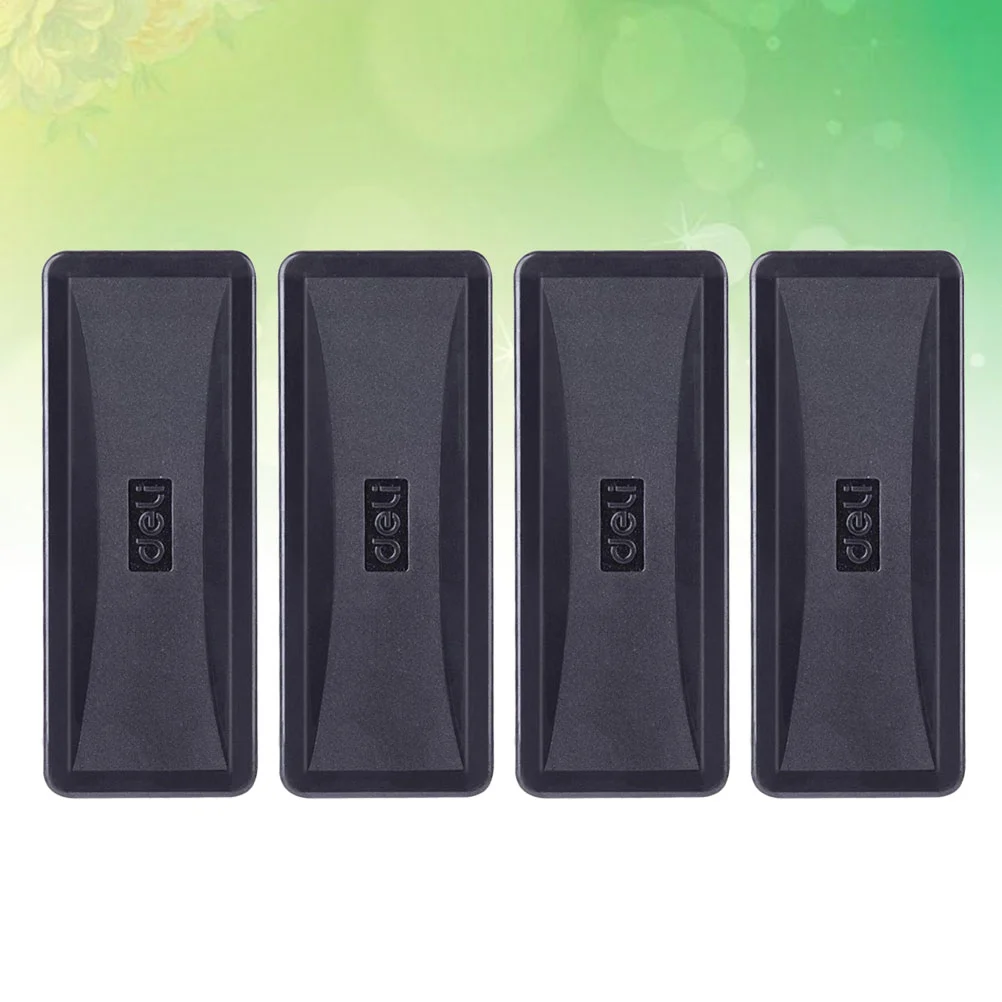 

4pcs Magnetic Whiteboard Eraser for Whiteboard School Office Supplies (Black) whiteboard eraser magnetic