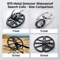 Gold Hunter B75 Waterproof Search Coils for Metal Detectors Metal Detecting Equipment Accessories
