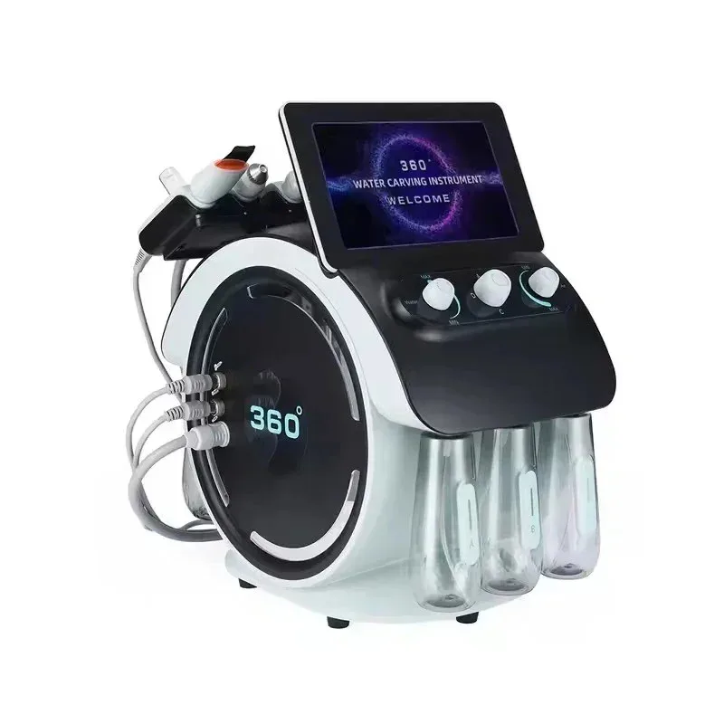 

2025 New H2O2 Hydro Dermabrasion Facial Machine 6 in 1 Oxygen Visual Scalp for Skin Rejuvenation