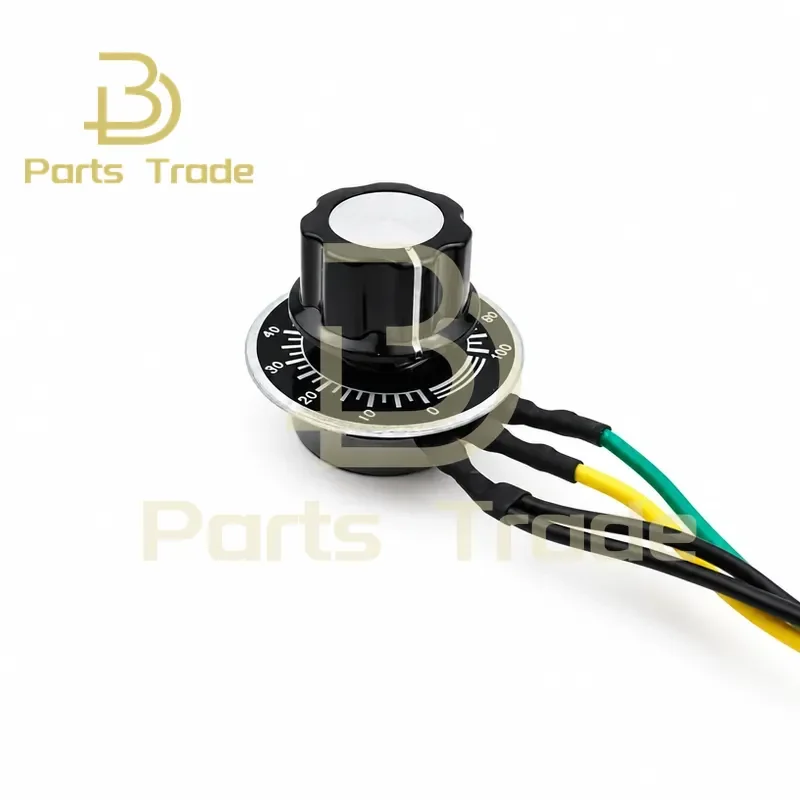 Customized Potentiometer Throttle Adjustment Button Rotary Knob Speed Limiter for Electric Cart Bike Wheelchair Motor