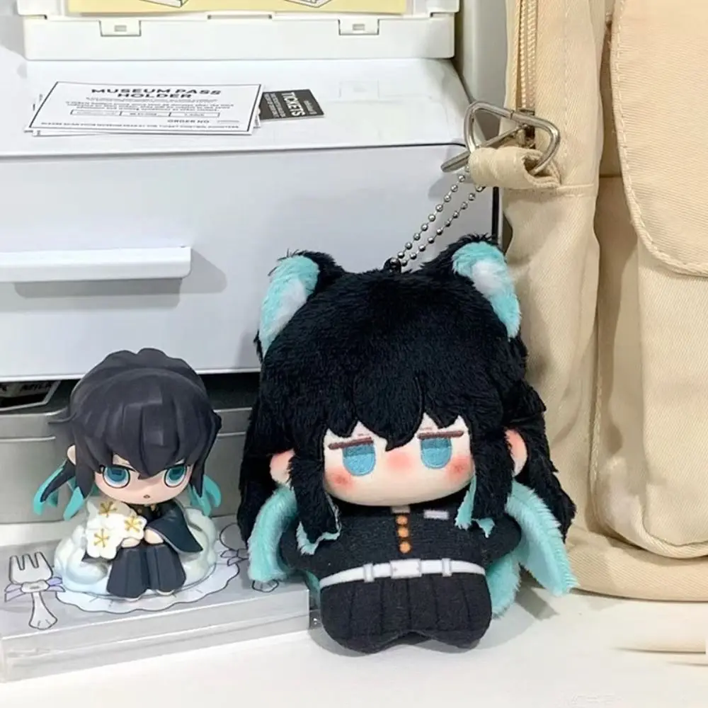 

10cm Demon Slayer Plush Doll Kochou Shinobu Kyoujurou Stuffed Kamado Nezuko Tsuyuri Kanao Anime Peripheral Tomioka Giyu Pendant
