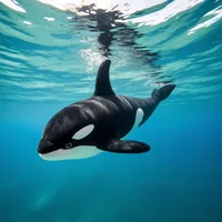 Giant 130cm Killer Whale Plush Toys Stuffed Orcinus Orca Fish Doll Shark Cartoon Soft Sleep Pillow Kids Girls Baby Funny Gift