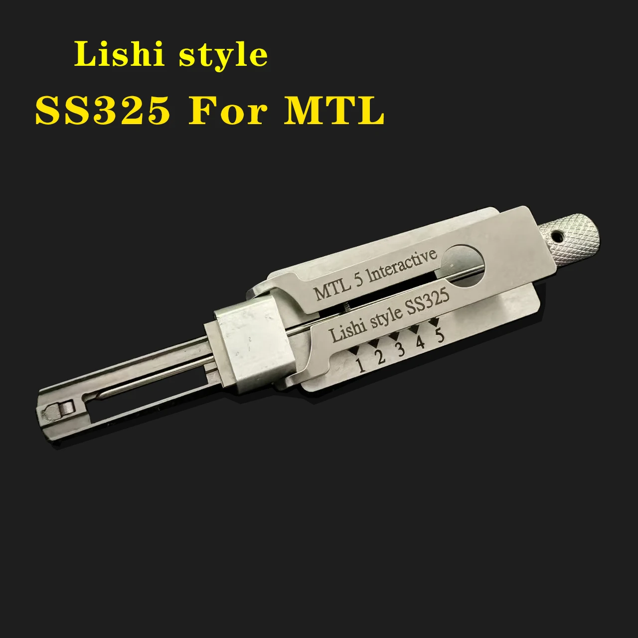 

MTLSS325 Interactive LISHI 2-in-1 Decoder Lock Pick Tool Locksmiths tool