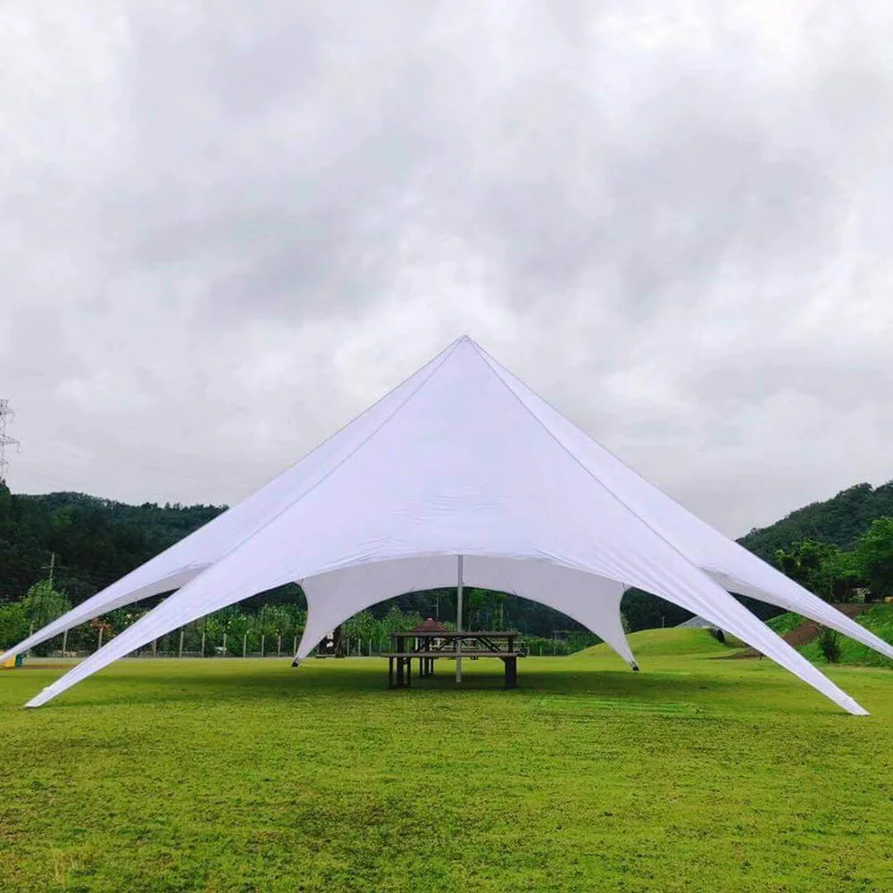 

STLFGiant 6 to 15m Diameter Wedding Star Shaped Party Tent Outdoor Tent for Events