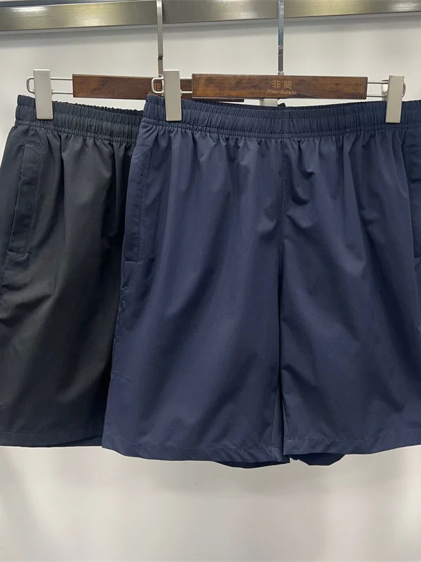 

NonSaints Casual orts 2025 Summer New Sle Elastic Waist Five-Quarter Length in Bla And Blue for Young Men Busin Gent...