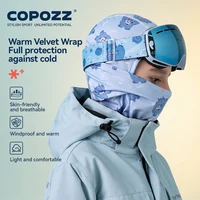 COPOZZ-gorro de ciclismo para niños, Bandana deportiva para esquiar, máscara facial, equipo para casco