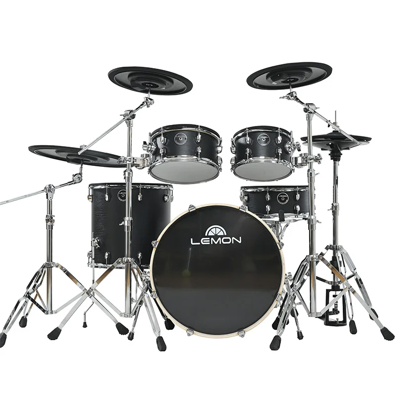 Lemon Drum T1000 Without Module Full Size Acoustic Drum Kit(Available For Customization)