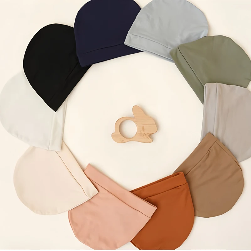

10 Pcs/Lot Fashion Casual Cute 0-3 Months Universal Newborn Boy Girl Hats 100%Cotton Soft Infant Beanie Cap Baby accessories