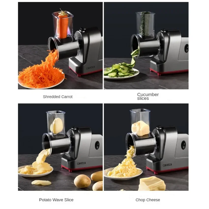 Electric Food Chopper, Multi-Functional Vegetables Slicer and Potato Cutter for Home Kitchen, Electric Vegetable Chopper