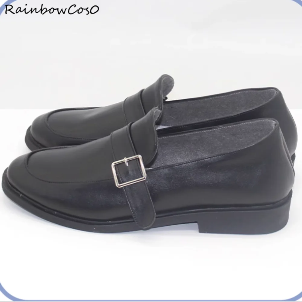 Nikaidou Hiro 마법 소녀 마녀 재판 코스프레 신발 부츠 게임 애니메이션 할로윈 크리스마스 RainbowCos0 W5505