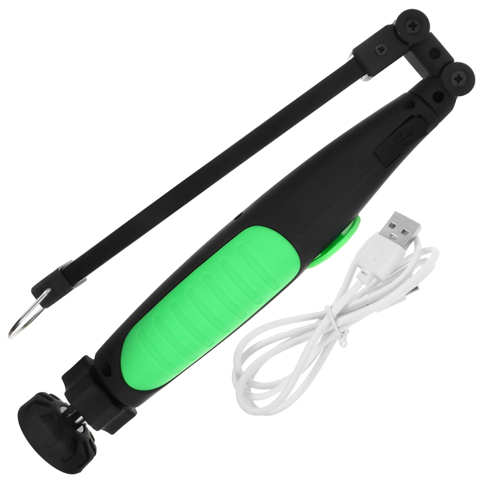

USB Charging Flashlight COB LED Lamp Rotatable Car Maintenance Work Light Camping Adjustable Bearings H Magnetic Hook