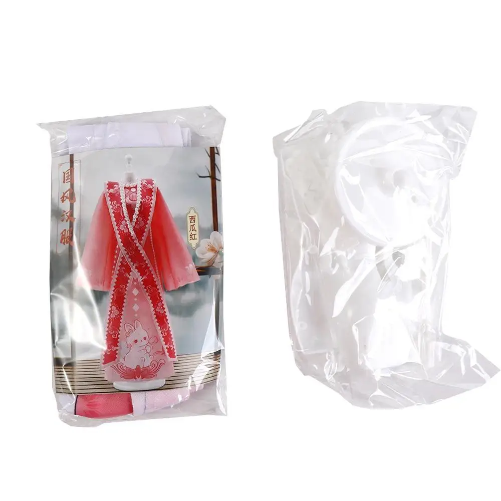 فستان DIY ملابس Hanfu ألعاب ارتداء الحرف اليدوية ملابس الدمية Hanfu لتقوم بها بنفسك عدة تنورة يدوية تصميم ملابس الدمية للأطفال البنات