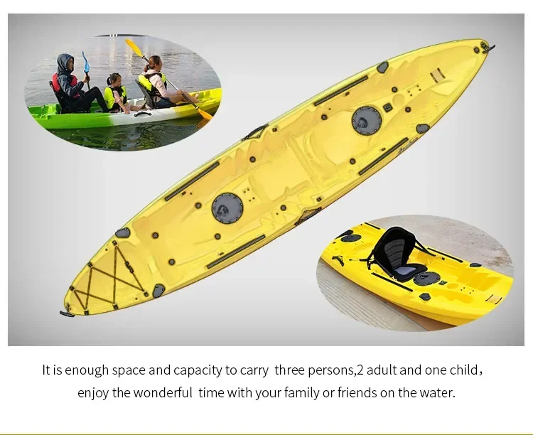 Fun of Cheap Plastic Fishing and Sea Kayak Popular for 390cm Kayaking Resistant  Durable Anti Collision anti Scratch