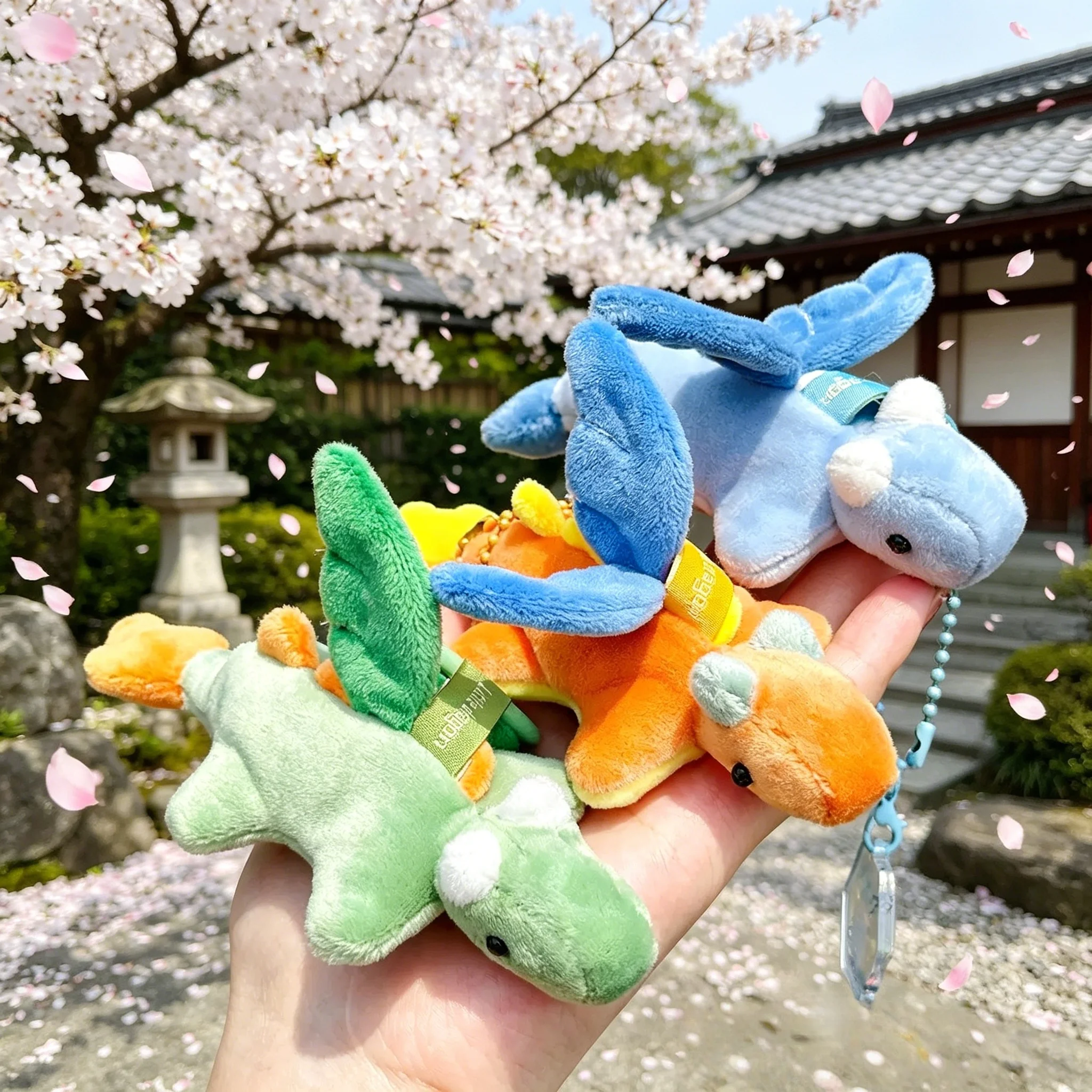 Cute Flying Dragon Plush Hanging Toys Small Pendant Multicolor Dinosaur Soft Stuffed Dolls Key Chain Decorative Hanging Ornament view 5
