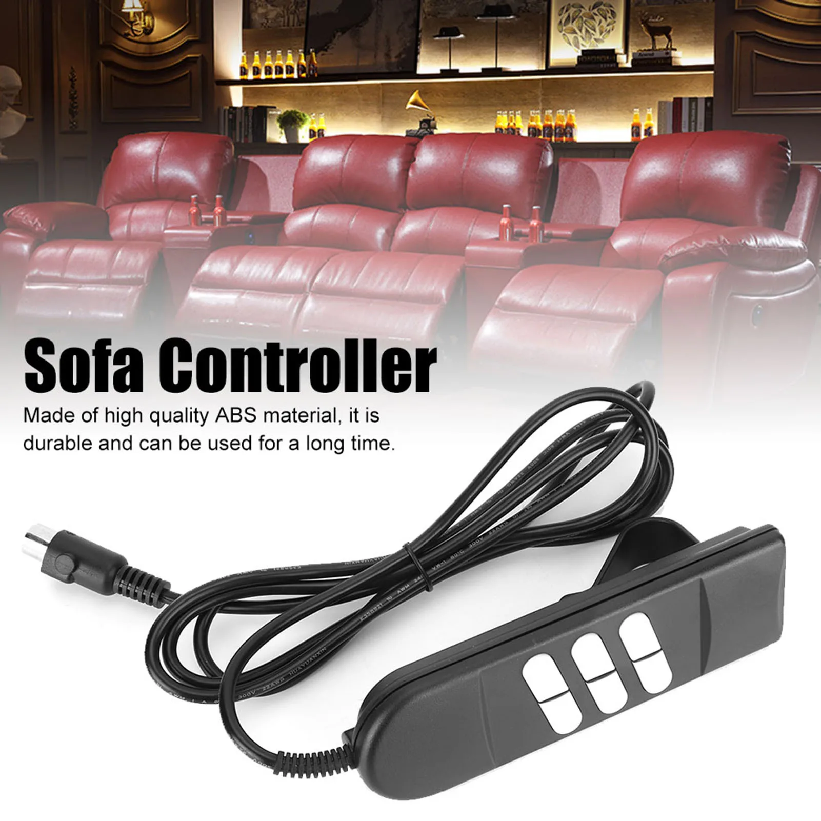 6 Button Sofa Controller Lift Chair Hand Control Switch for Home Appliance Adjustable Bed 5‑pin