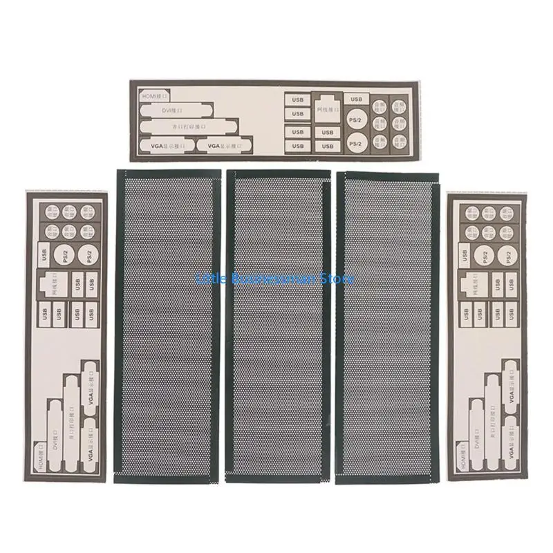 Cooling Fan Dust Mesh Filter PVC Dust Mesh Filter Housing Dust Protective Grille Frame Filter Dust Prevention M76A