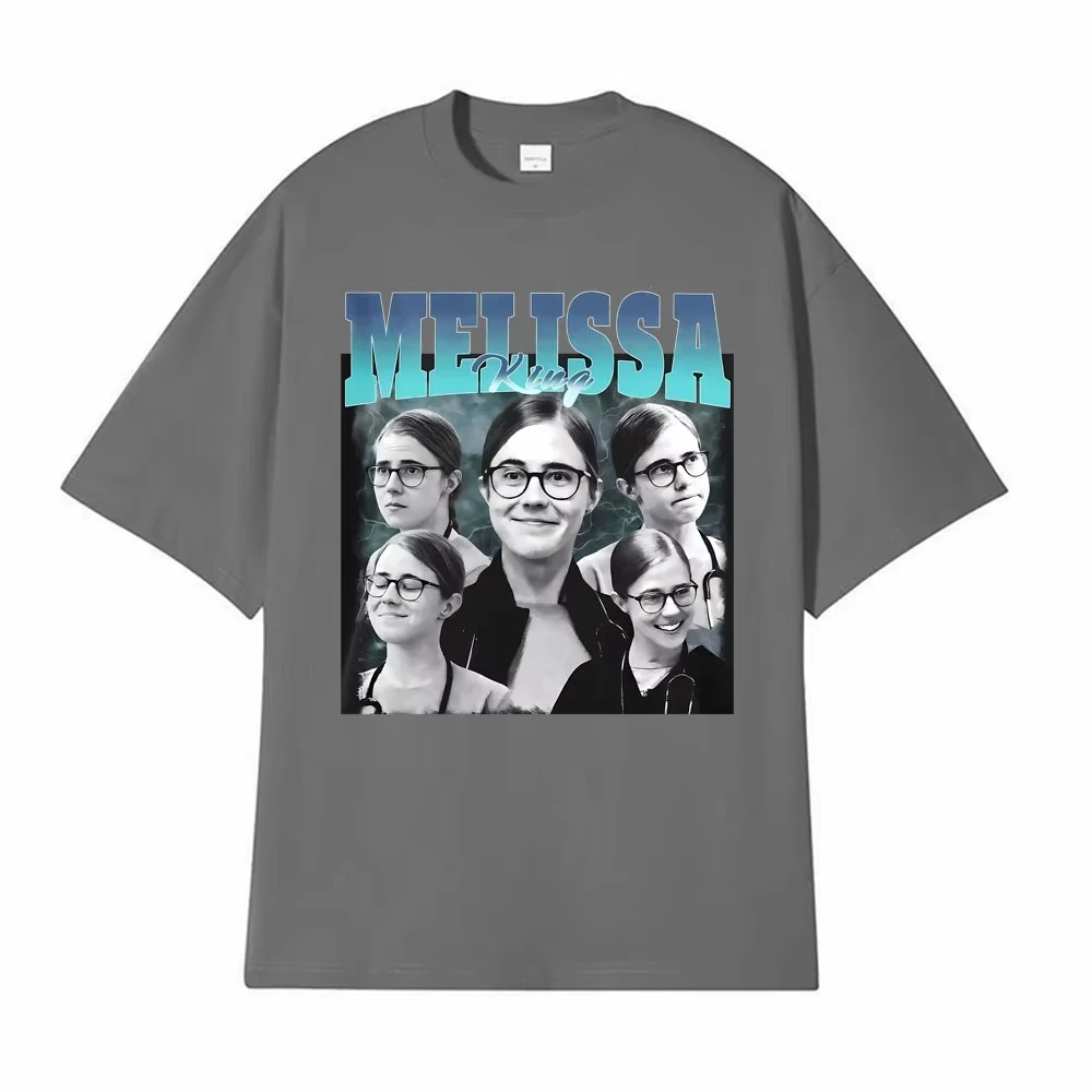 Melissa King Vintage Funny Doctor Meme Print T-shirts Men Women Clothing Fashion Harajuku T-shirt Short Sleeve Oversized T Shirt