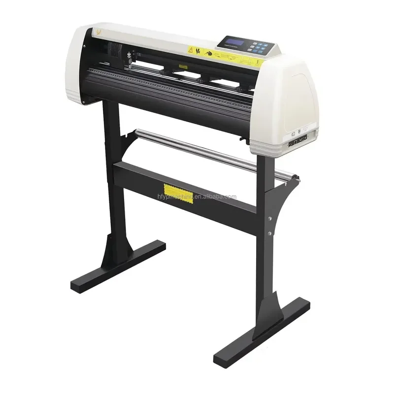 High Precision Vinyl Cutter Plotter with Laser Scanning LCD Display Adjustable Force Speed for Graphics Cutting Machine