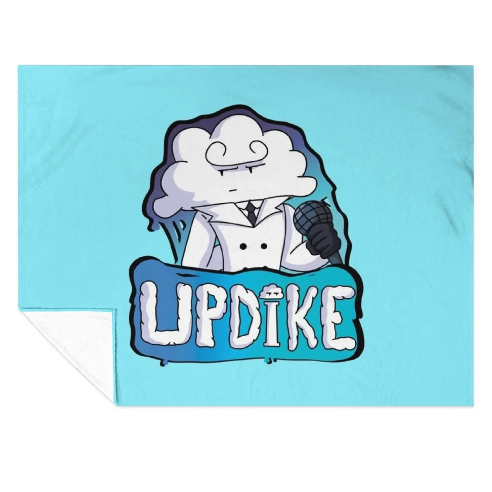 

Fnf Mod character Updike Graffiti Throw Blanket Stuffeds Cute Plaid Multi-Purpose Decorative Sofas Blankets