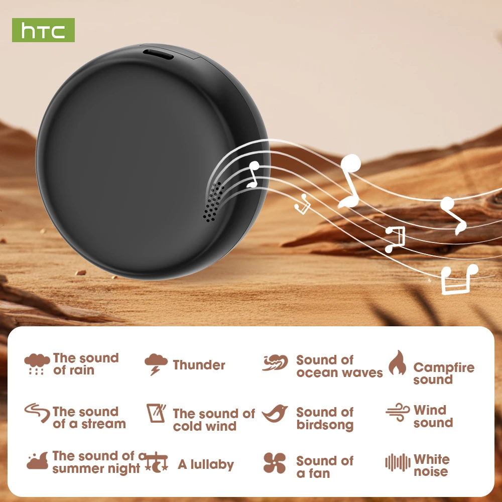 HTC NE90 TWS Sleep Bluetooth Earphones Wireless Bluetooth 5.3 Stereo Headphones Mini Sleeping Earbuds Long Battery Touch Control