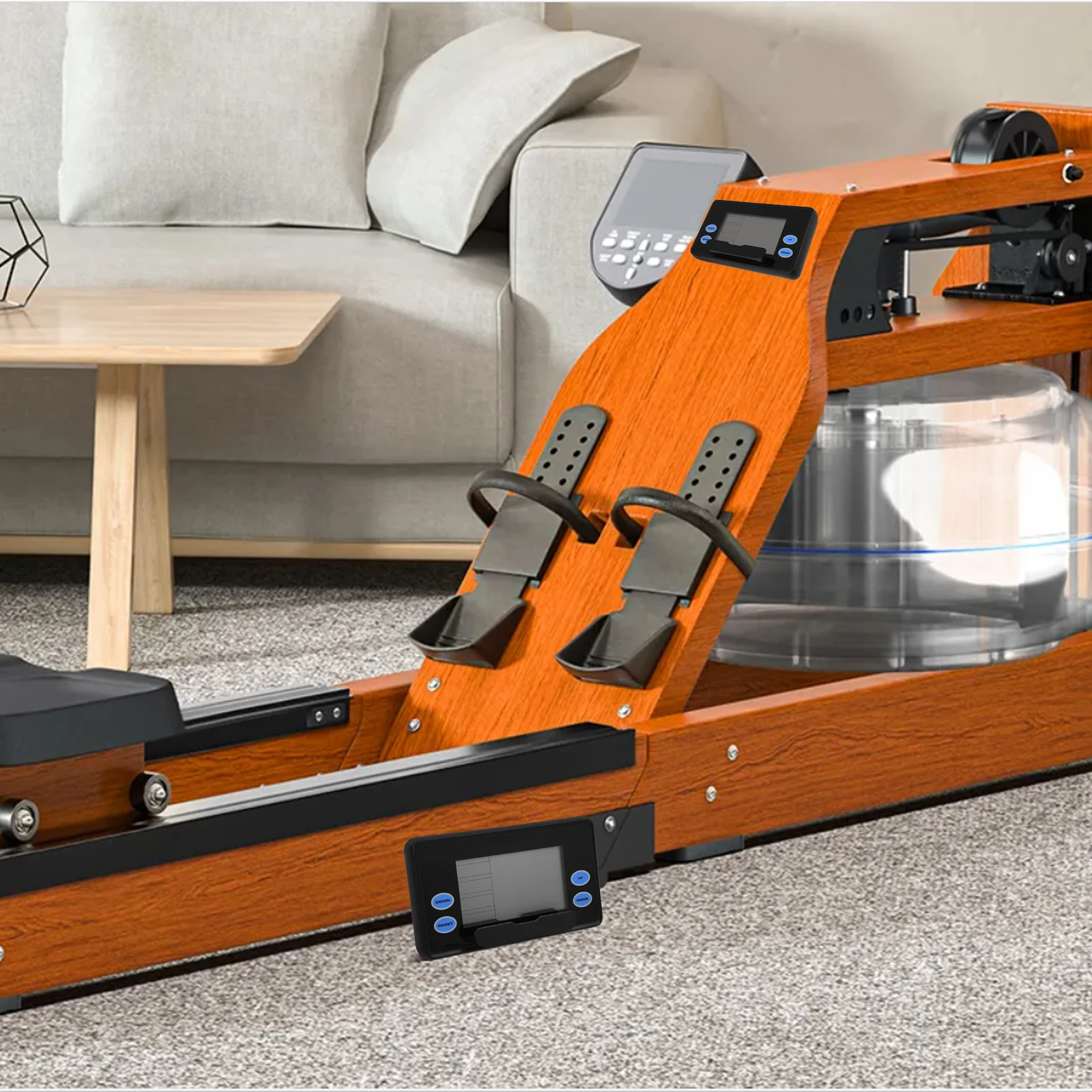 

Rowing Machine Accessories Fitness Equipment Exercise Bike Monitor Speedometer Number Electronic Component Device