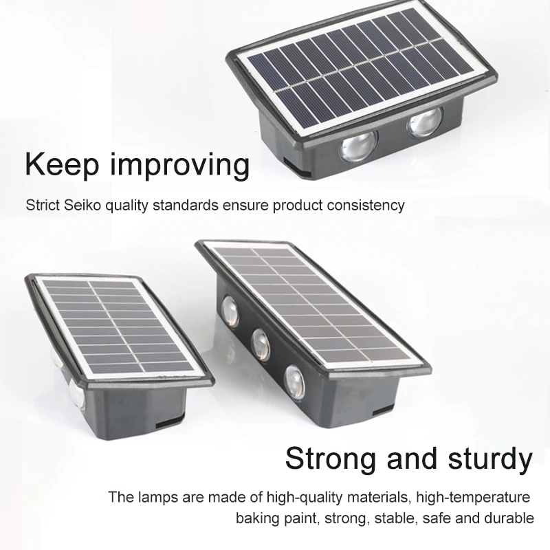 Super Bright LED Solar Light Outdoor Waterproof Garden Decoration Wall Lamp Light Control Sensor Villa Yard Solar Lamps Lighting