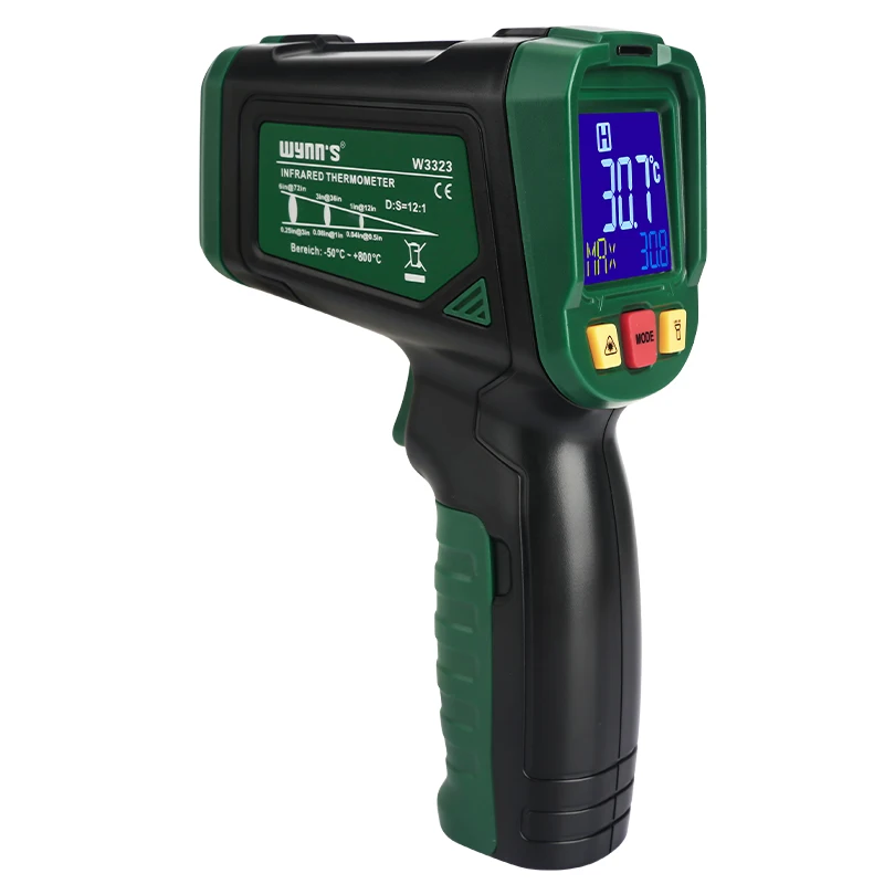 Wyj Infrared Thermometer Industrial High-Precision Oil Temperature Gun Baking